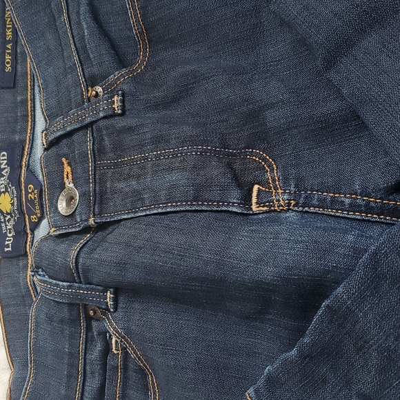 LUCKY BRAND DARK BLUE JEANS SIZE 8/29 - Picture 4 of 10